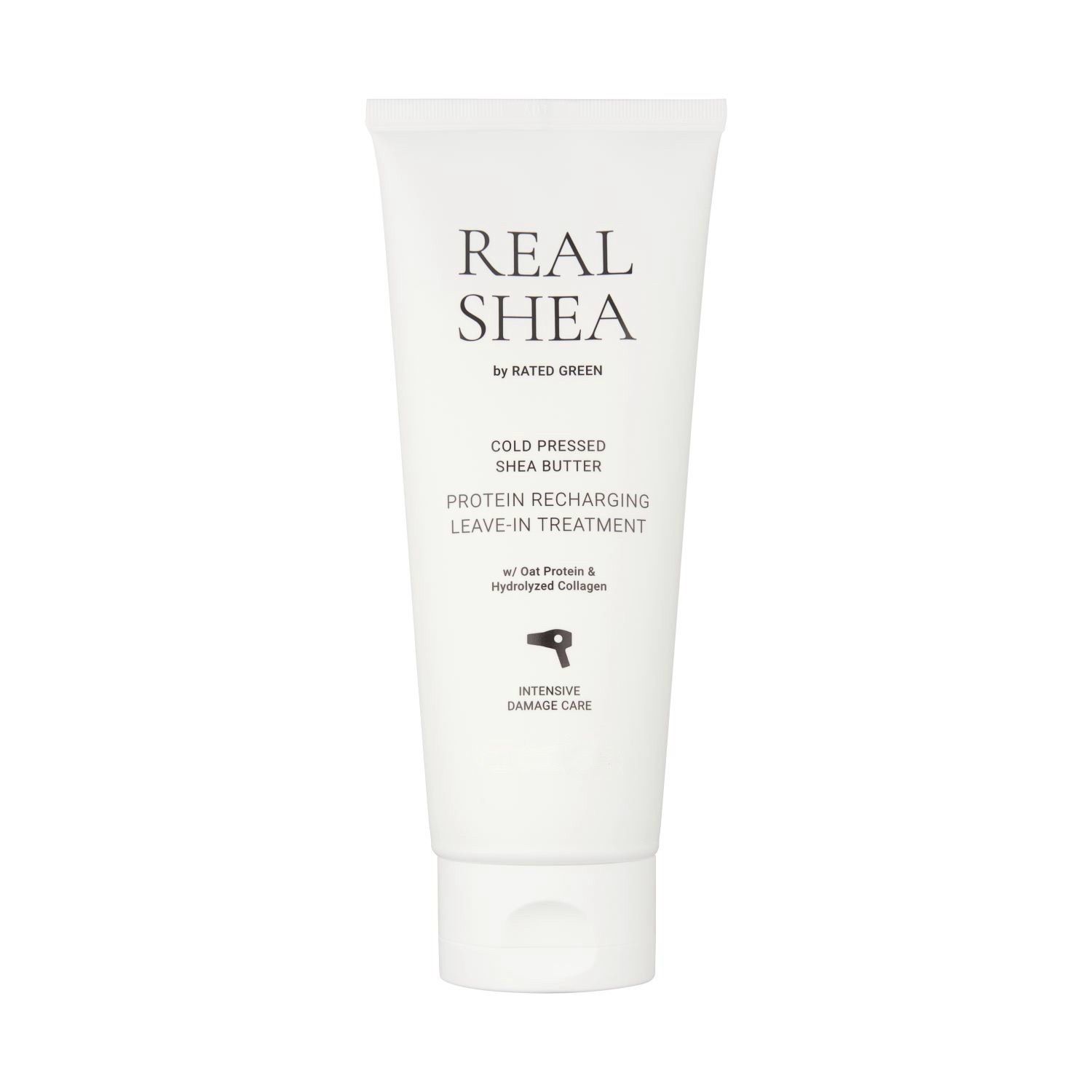 Восстанавливающий термозащитный крем для волос с маслом ши Rated Green Real Shea Protein Recharging Leave-in Treatment, 150мл
