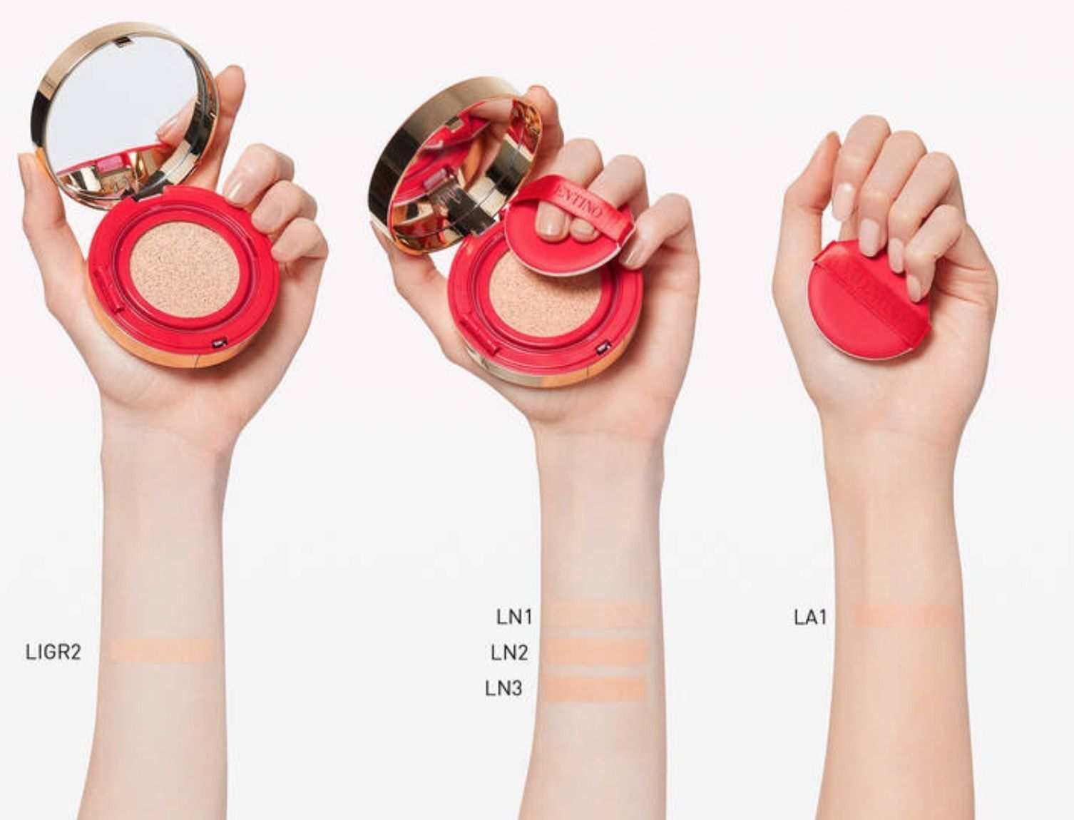 Тональный кушон Valentino Beauty Go-Cushion foundation SPF 50+, La1 Light Ambra