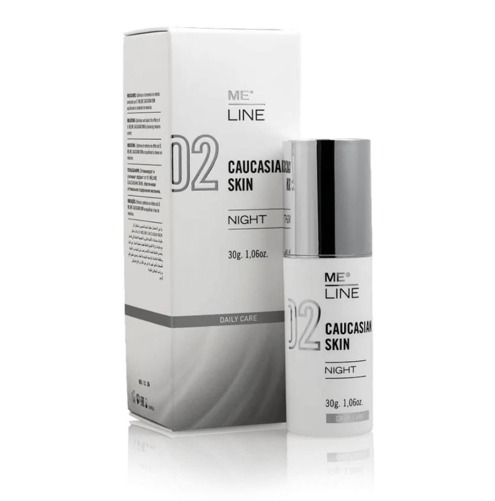Ночной пептидный крем Me Line 02 Me Line Caucasian Skin Night, 30мл