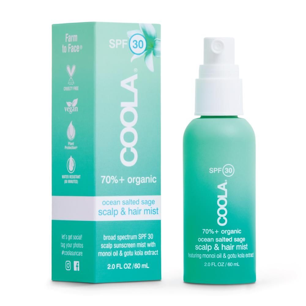 Сонцезахисний спрей для шкіри голови та Волосся Coola Scalp & Hair Mist Organic Sunscreen SPF 30