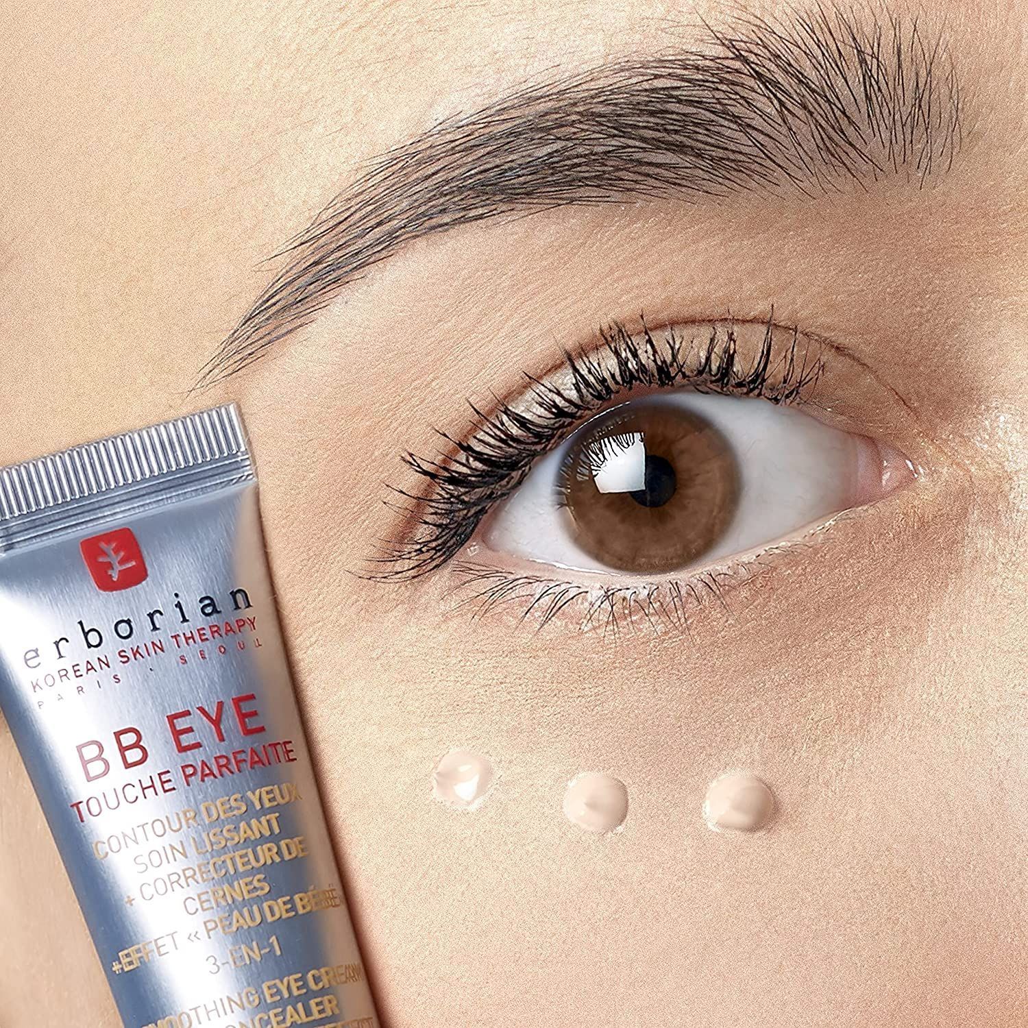 Коригуючий ББ-Крем для шкіри навколо очей Erborian BB Smothing Eye Cream + Concealer Baby Skin Effect 3-in-1 SPF 20