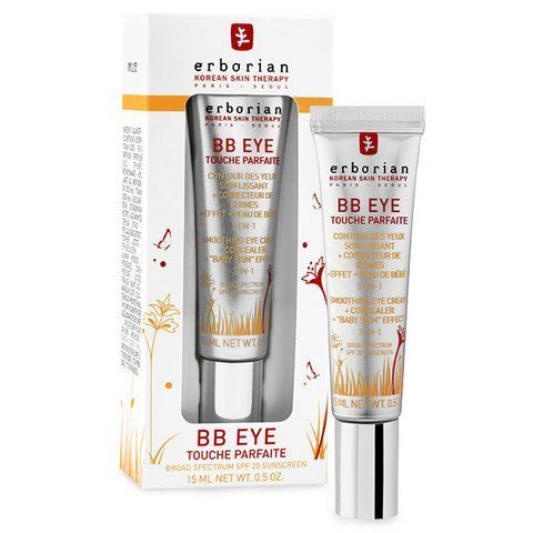 Коригуючий ББ-Крем для шкіри навколо очей Erborian BB Smothing Eye Cream + Concealer Baby Skin Effect 3-in-1 SPF 20