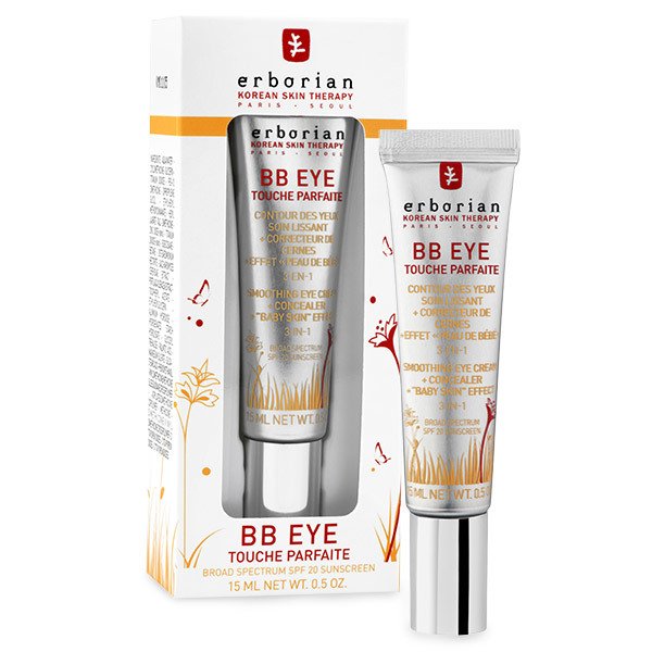 Корректирующий ББ-Крем для Кожи Вокруг Глаз Erborian BB Smothing Eye Cream + Concealer Baby Skin Effect 3-in-1 SPF 20