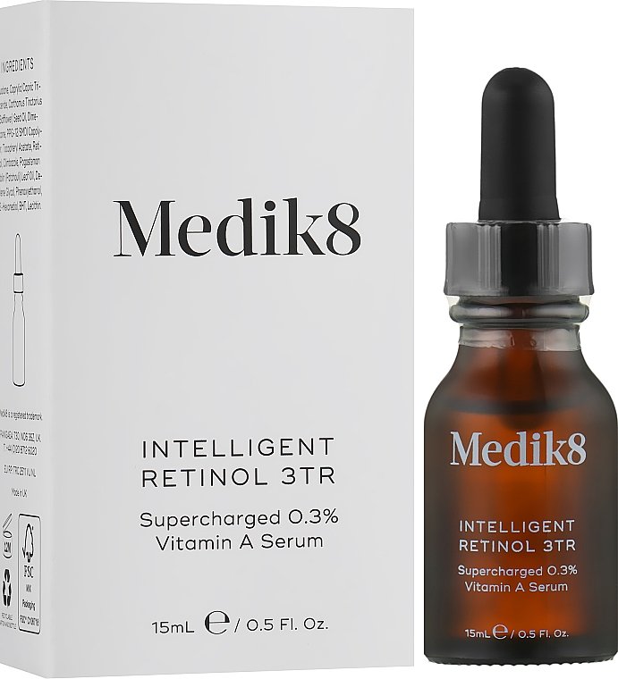 Нічна інтенсивна сироватка з ретинолом 0,3% Intelligent Retinol 3TR Medik8, 15мл