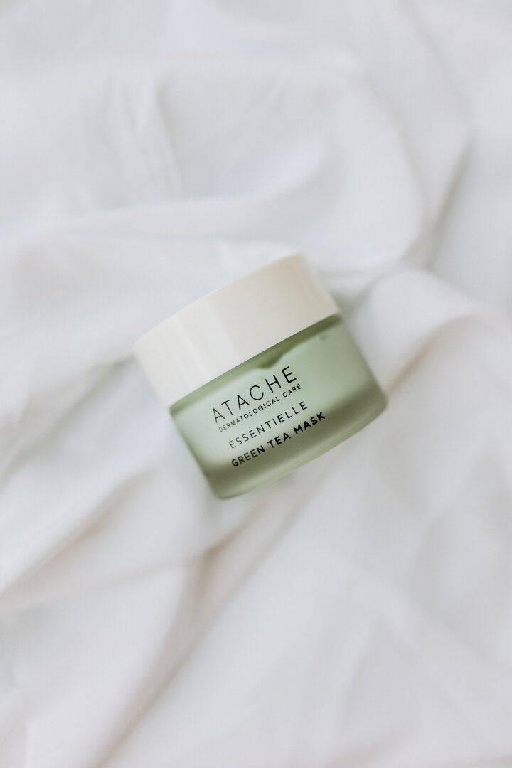Відновлююча та заспокійлива маска з екстрактом зеленого чаю Essentielle Reafirming Mask Green Tea Atache, 50мл