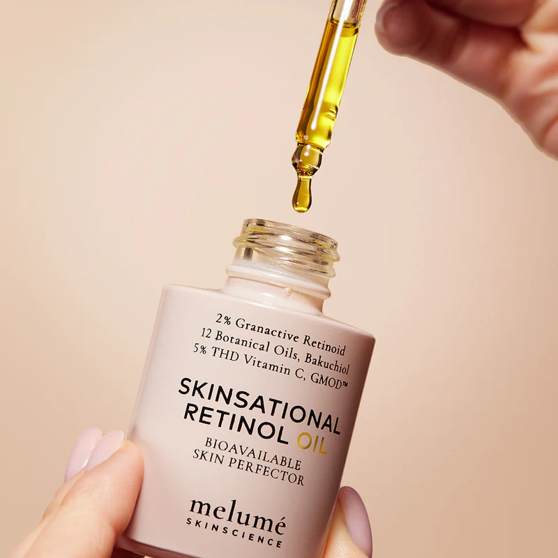 Масло для лица с ретиноидом и витамином С Skinsational Retinol Oil , 30мл