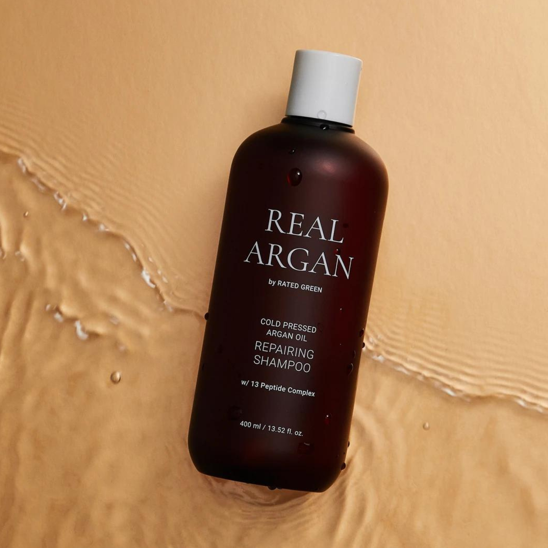 Восстанавливающий шампунь с аргановым маслом Rated Green Real Argan Repairing Shampoo, 400мл