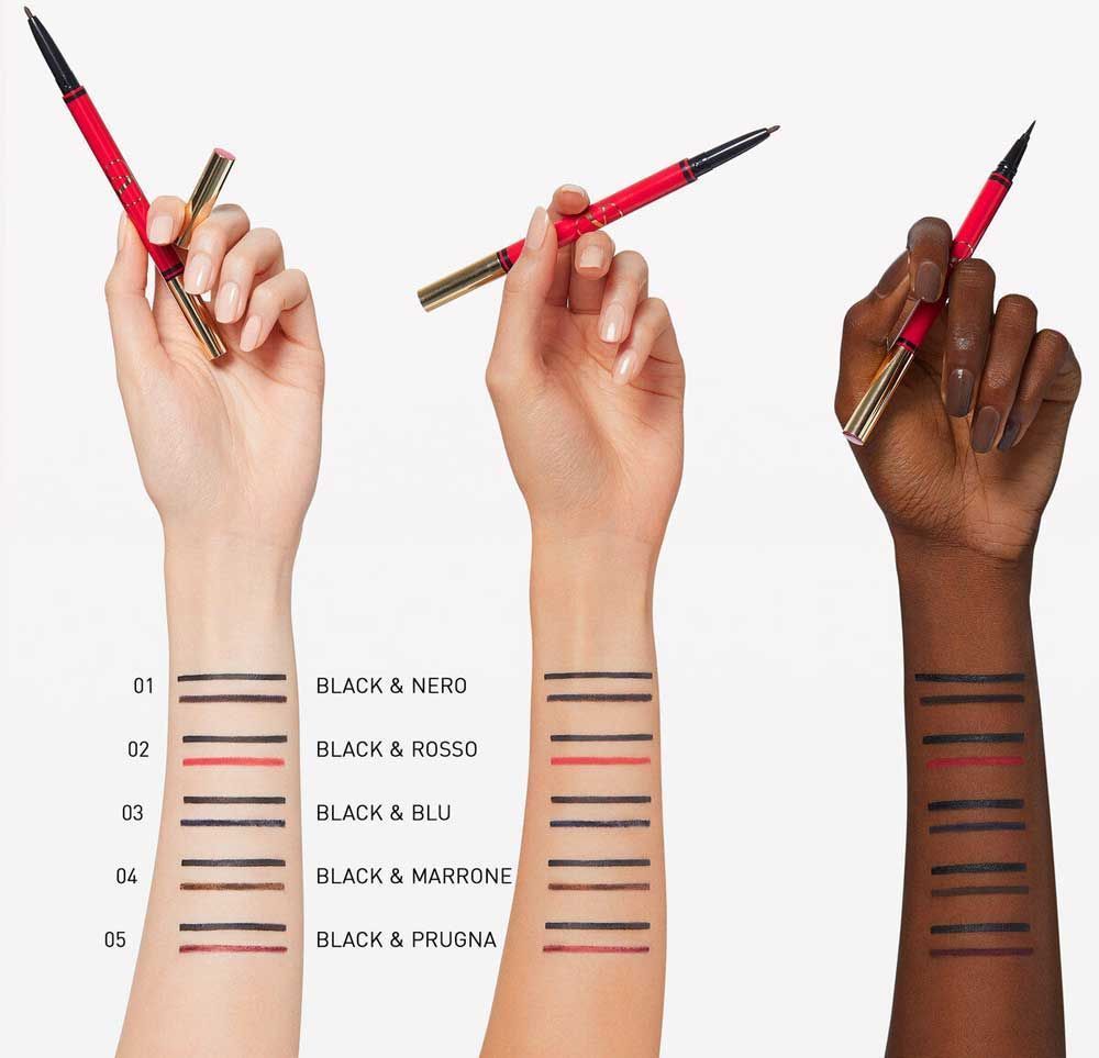 Подвійне підведення для очей Valentino Beauty Twin Liner eyeliner, 01 Black & Nero