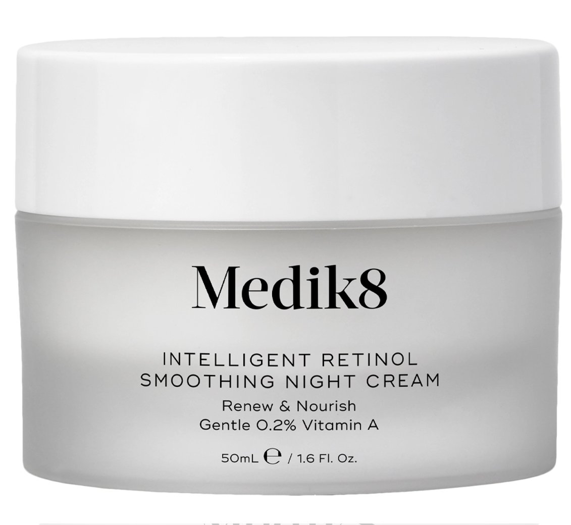 Відновлюючий та живильний нічний крем з 0,2% вітаміну А Medik8 Intelligent Retinol Smoothing Night Cream, 50мл