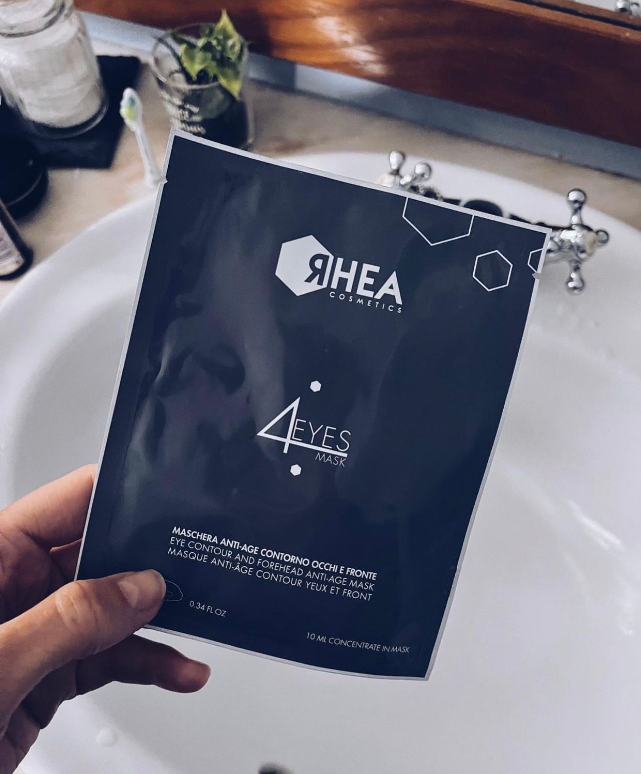 Антивікова маска для контуру очей та верхньої третини обличчя 4Eyes Mask Rhea, 4