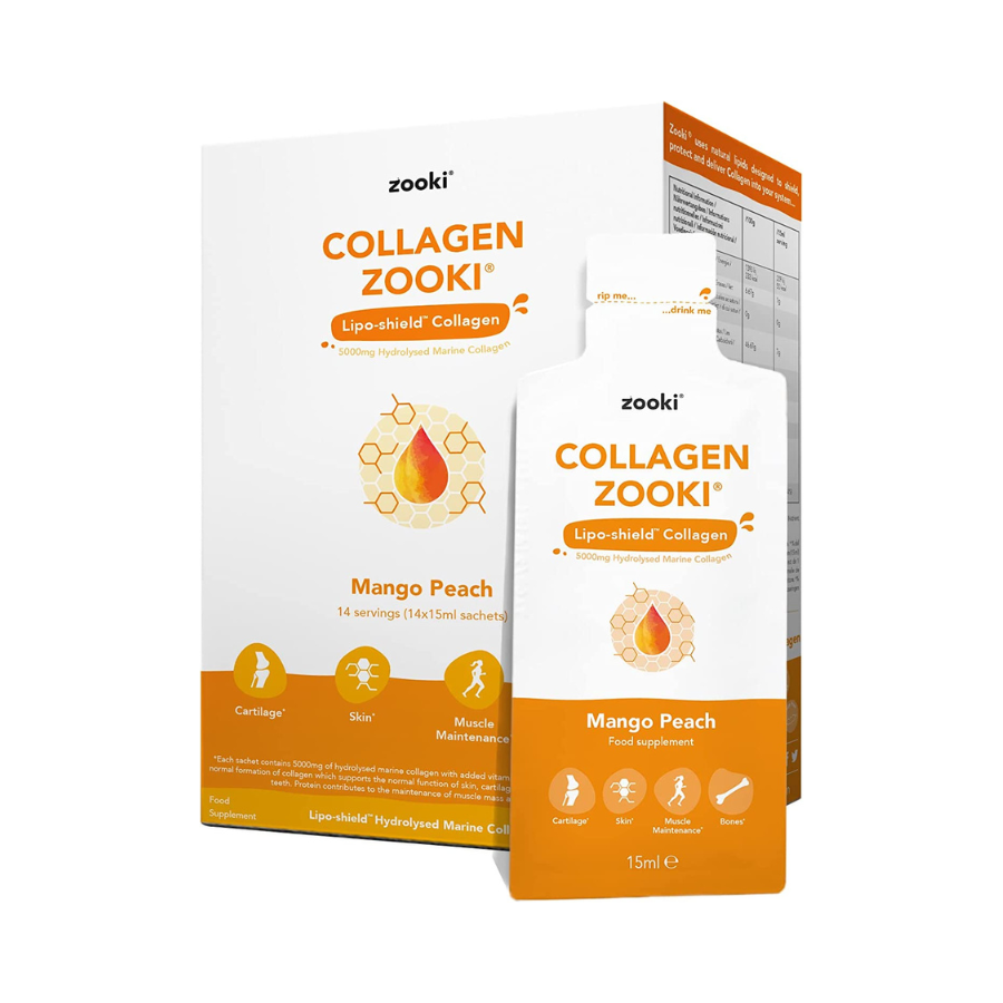 Ліпосомальний колаген Zooki (Манго-Персик) Collagen Zooki (Mango Peach), 14х15мл