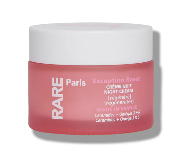 Восстанавливающий крем для лица с церамидами, Омега 3 и 6 RARE Paris Exception Rosée Regenerating Night Cream , 50мл