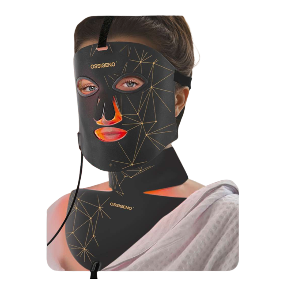 Маска для обличчя та шиї StellaLume Led Mask OSSIGENO