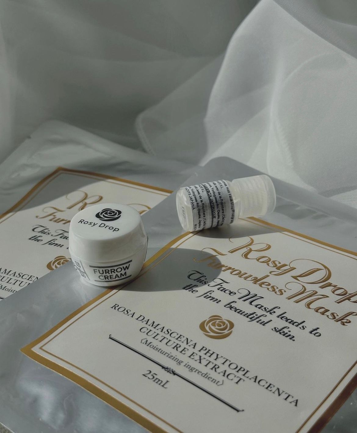 Відновлююча маска для обличчя Rosy Drop Furrowless Mask, 6