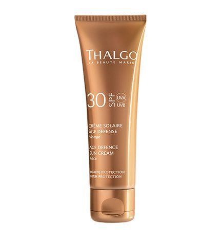 Антивіковий сонцезахисний крем для обличчя SPF 30+ Thalgo, 50мл, SPF 30