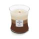 Ароматическая свеча с трехслойным ароматом Woodwick Ellipse Trilogy Cafe Sweets, 275 г