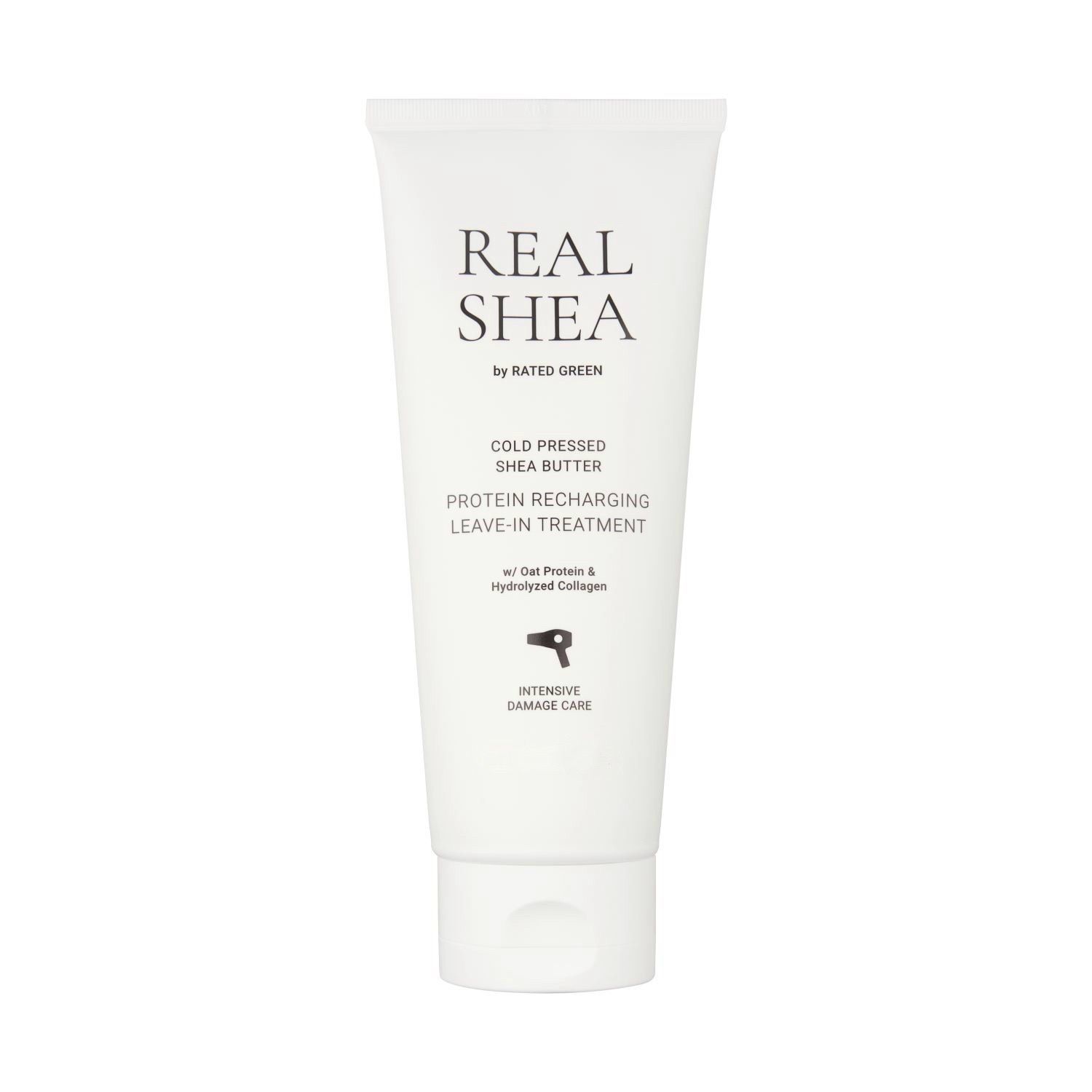 Відновлюючий термозахисний крем для волосся з маслом ши Rated Green Real Shea Protein Recharging Leave-in Treatment, 150мл