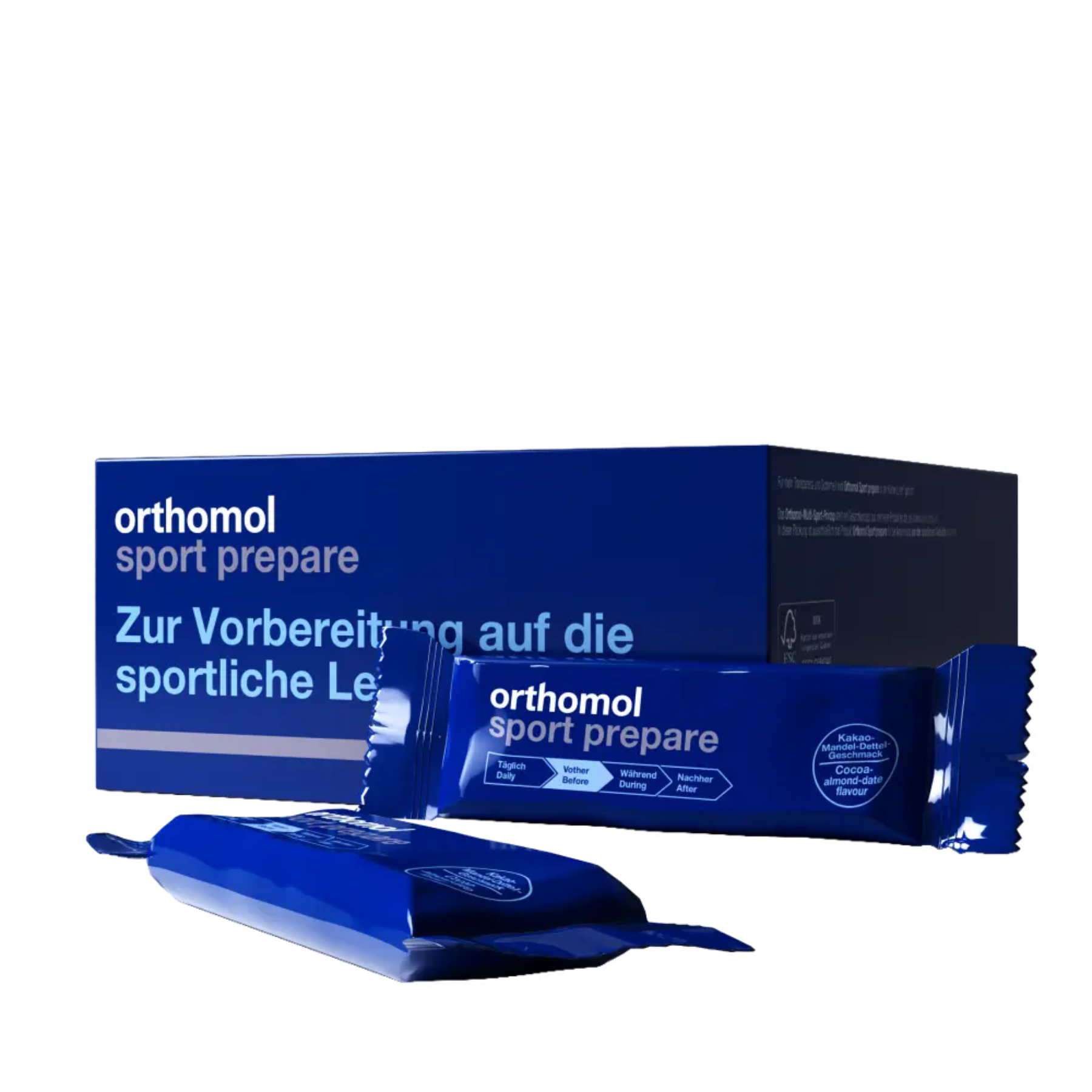 Батончики Orthomol Sport Prepare (стимулирует эффективность спортивных занятий), 16 дней