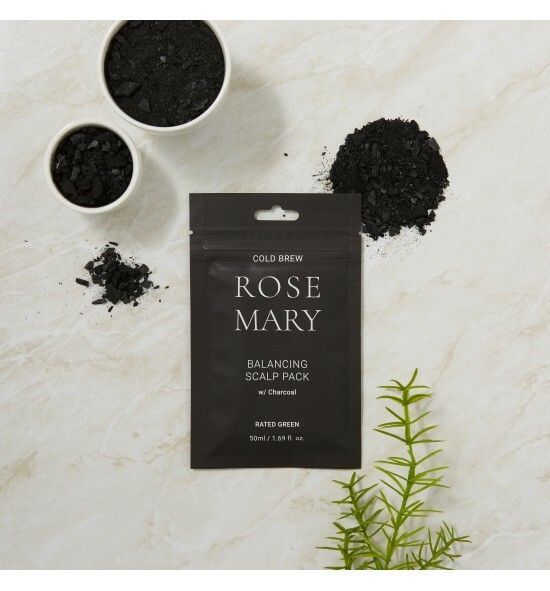 Балансуюча маска для волосся та шкіри голови із соком розмарину Rated Green Cold Brew Rosemary Balancing Scalp Pack, 50мл