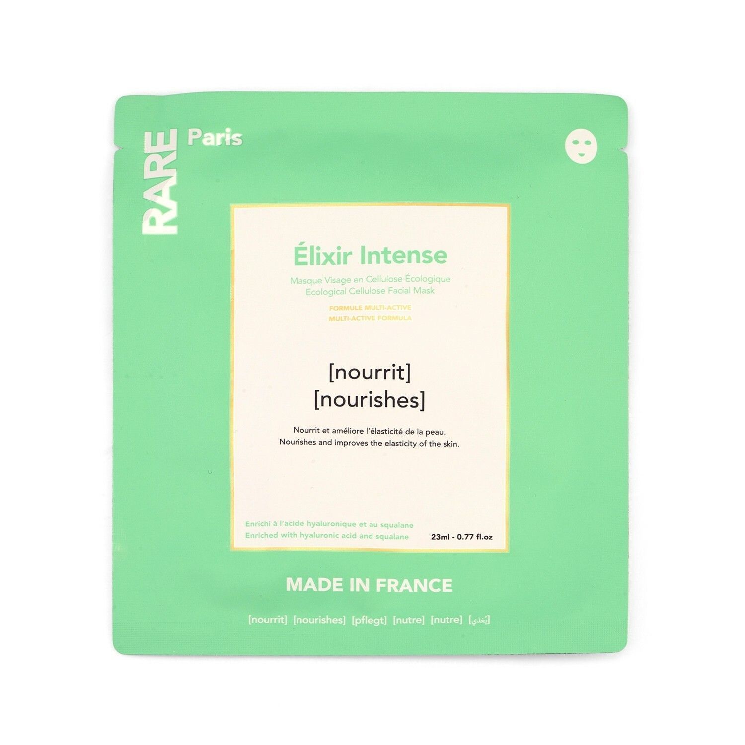 Поживна маска для обличчя з гіалуроновою кислотою та скваланом Rare &Eacute;LIXIR INTENSE, 1