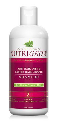 Шампунь для сухих и нормальных волос Nutrigrow Anti-Hair Loss & Faster Hair Growth Shampoo Greasy, 300 мл
