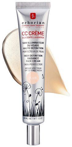 CC Крем Erborian кольору CC Cream High Definition Radiance Face Cream Skin Perfector, 15, Clair