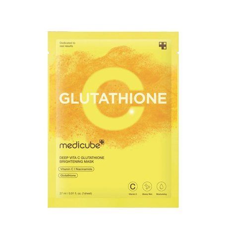 Освітлювальна маска з вітаміном C та глутатіоном Deep Vita C Glutathione Brightening Mask Medicube