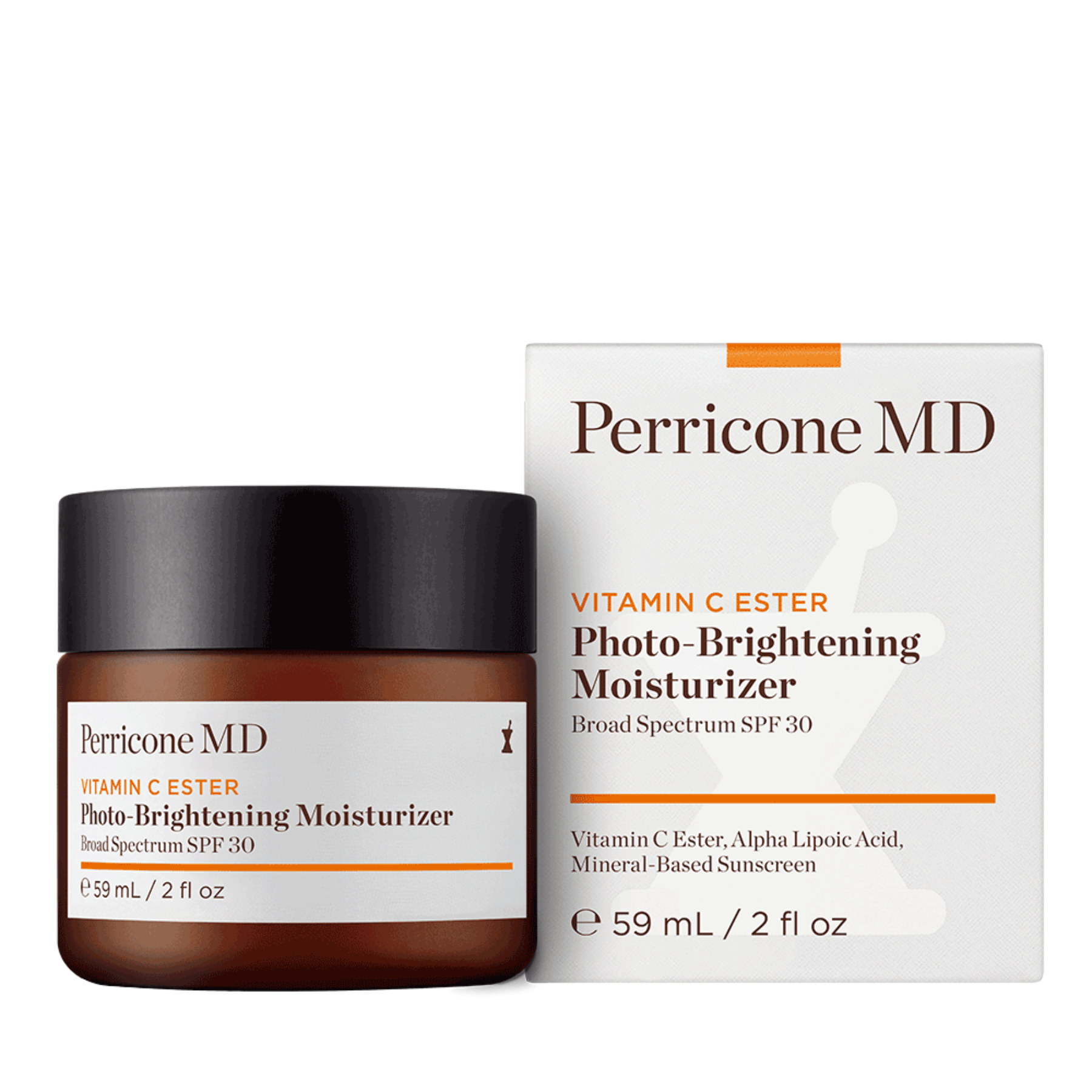 Зволожуючий крем з мінеральним SPF Perricone MD Vitamin C Ester Photo-Brightening Moisturizer Broad Spectrum SPF 30, 59мл, SPF 30