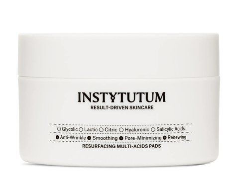 Зволожуючі подушечки з кислотами для глибокого оновлення шкіри Flawless Pads Instytutum, 60 шт