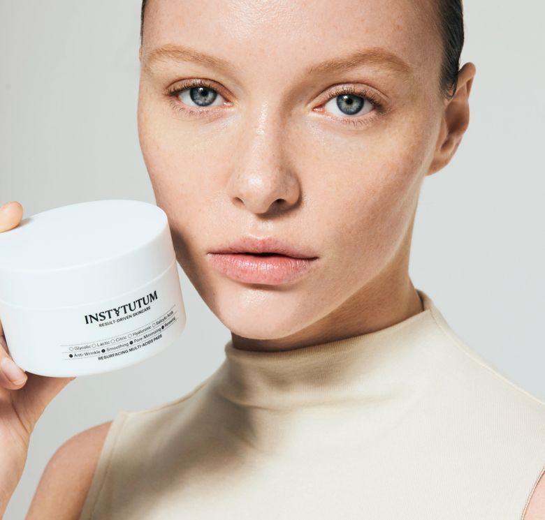 Зволожуючі подушечки з кислотами для глибокого оновлення шкіри Flawless Pads Instytutum, 60 шт
