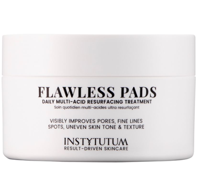 Зволожуючі подушечки з кислотами для глибокого оновлення шкіри Flawless Pads Instytutum, 60 шт