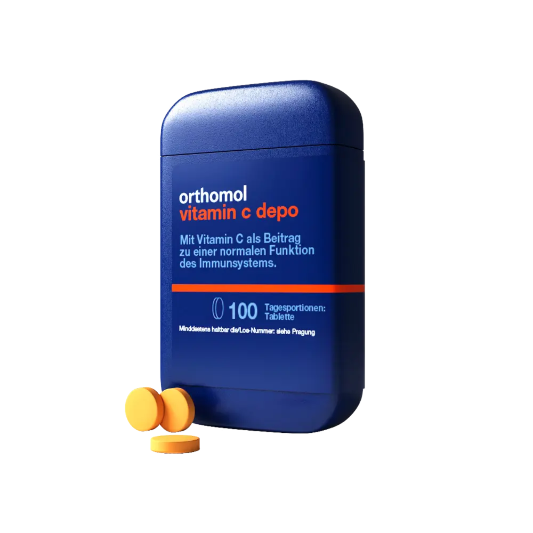 Таблетки Orthomol Vitamin C depo (таблетки для підтримки імунної системи), 100 днів