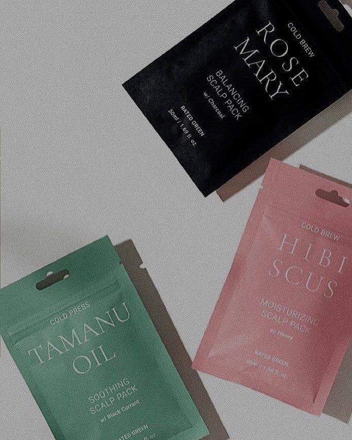 Успокаивающая маска для волос и кожи головы с маслом таману Rated Green Cold Press Tamanu Oil Soothing Scalp Pack, 50мл