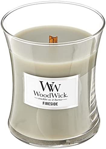 Ароматическая свеча с ароматом дерева и яблочной кожуры Woodwick Fireside, 85 г