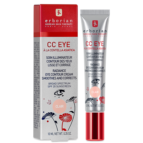 СС коригуючий крем для шкіри навколо очей CC Eye Radiance Eye Contour Cream Erborian, Clair