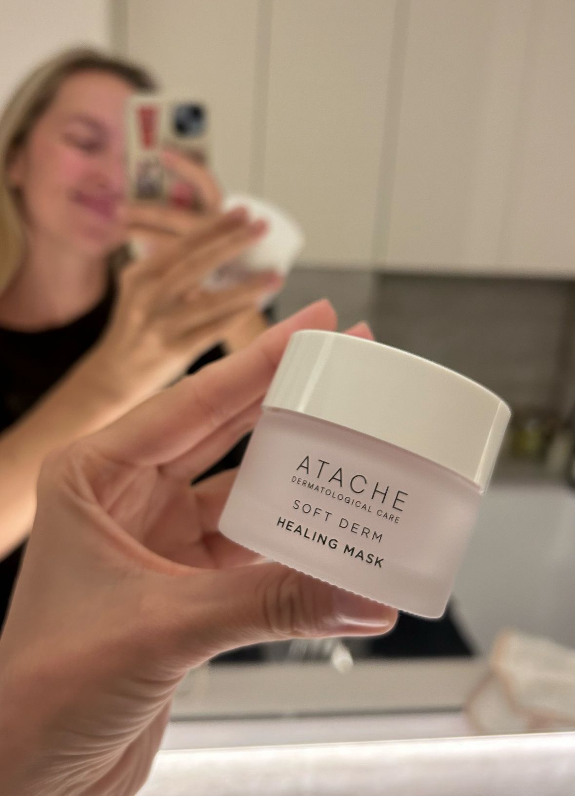 Успокаивающая маска от купероза и сухости кожи Soft Derm Healing Mask Atache, 50мл