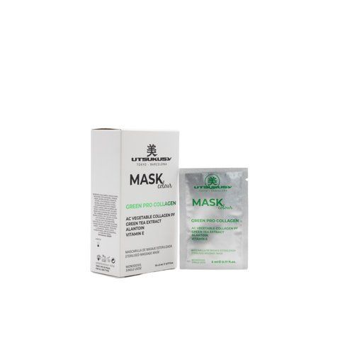 Антивозрастная коллагеновая маска Green Pro Collagen UTSUKUSY, 1 саше х 5 мл