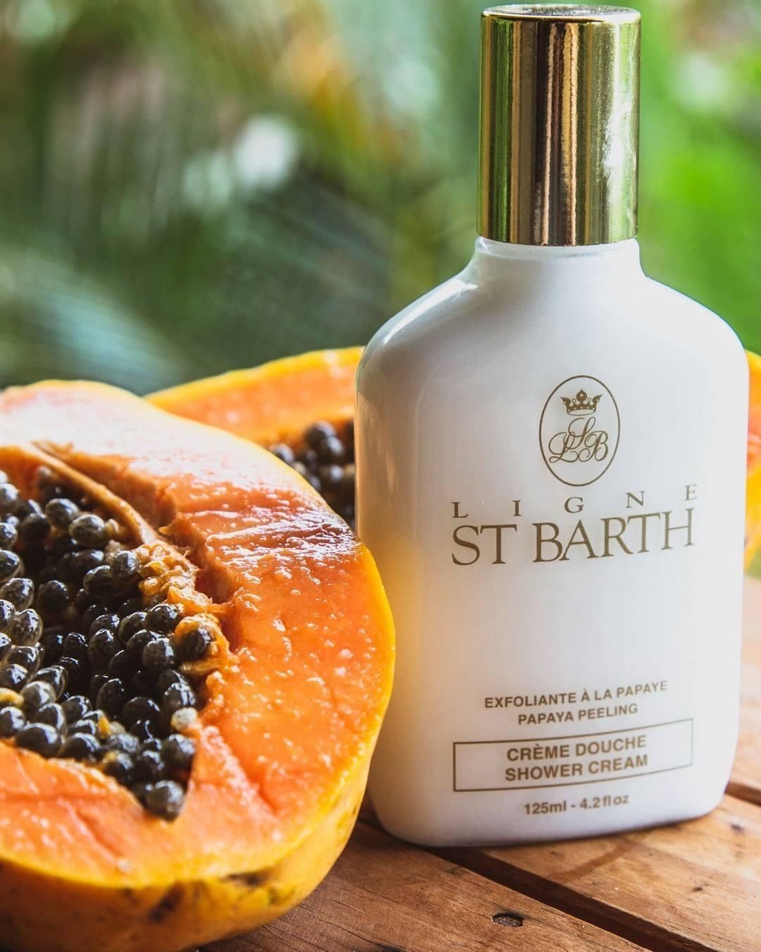Крем-пилинг для душа с экстрактом папайи Ligne St Barth Shower Cream, 125мл