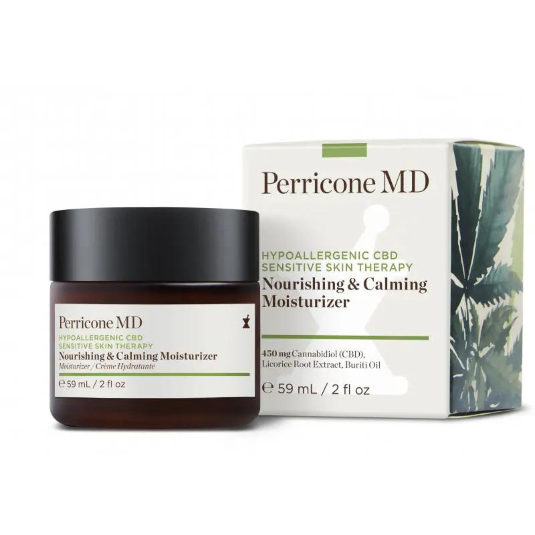 Зволожуючий крем для чутливої шкіри Perricone MD CBD HypoSkin Calming Moisturizer, 59мл