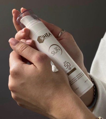 Антивіковий сонцезахисний крем для обличчя YouthSun SPF50 Rhea, 50мл