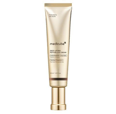 Крем для контура глаз с пептидным комплексом Medicube Deep Lifting Peptide Eye Cream, 30мл