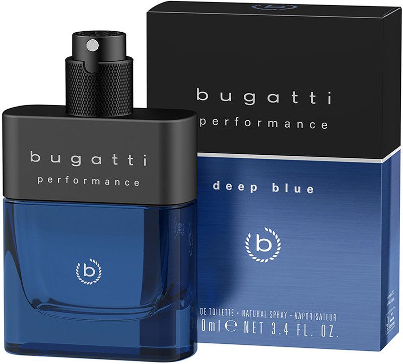 Туалетная вода для мужчин Performance Deep blue Bugatti, 100мл