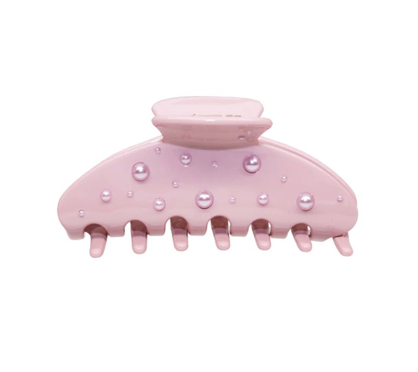 Великий крабик для волосся "Pink Pearl" Emi Jay Big Effing Clip in Pink Pearl