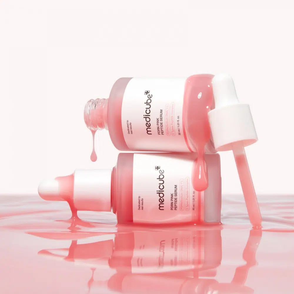 Восстановительная сыворотка с полинуклеотидами и пептидами Medicube PDRN Pink Peptide Serum, 30мл