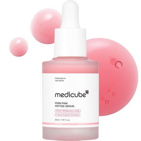 Відновлювальна сироватка з полінуклеотидами та пептидами Medicube PDRN Pink Peptide Serum, 30мл