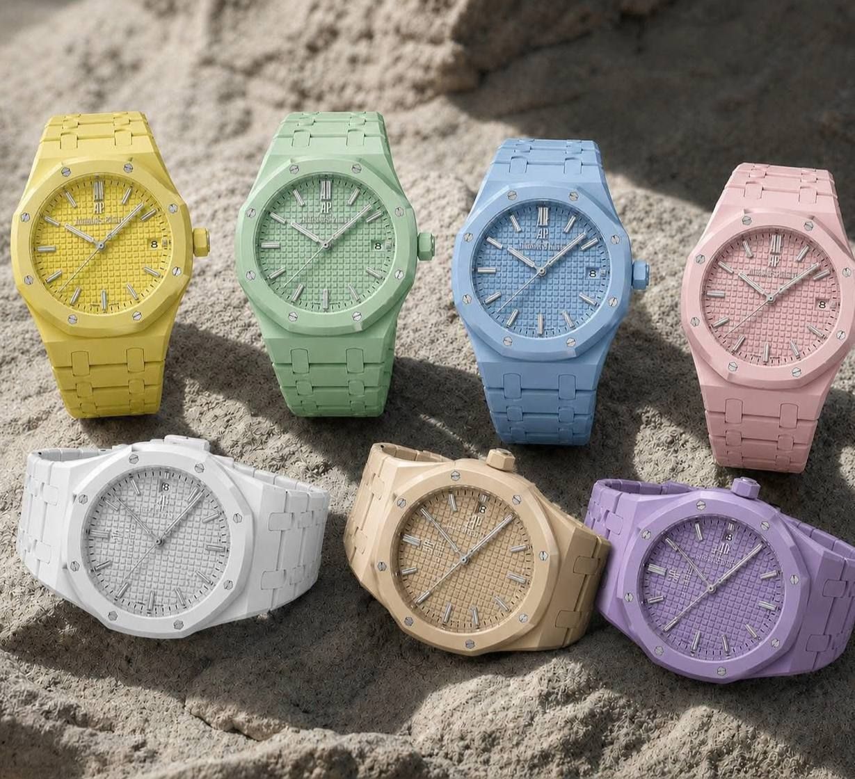 Брелок-часы Audemars Piguet &times; Swatch Watch Keychain