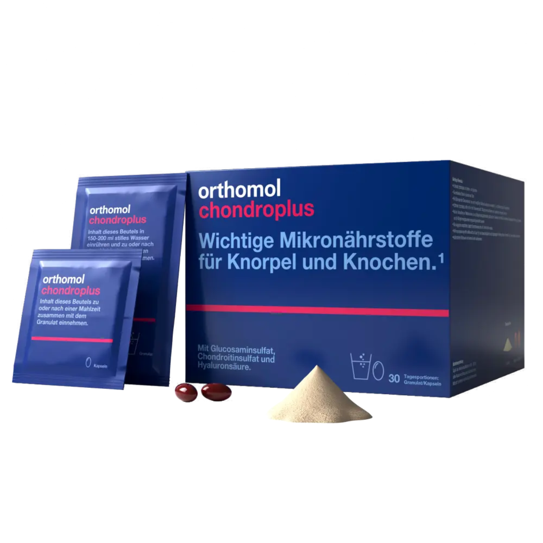 Гранули-капсули Orthomol Chondroplus (здоров'я кісток та суглобів), 30 днів
