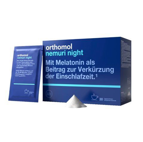 Гранулы Nemuri night Orthomol (для здорового сна), 30 дней