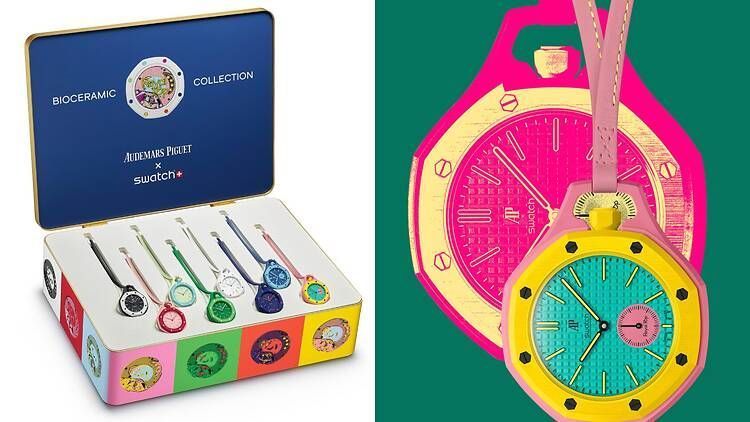Брелок-часы Audemars Piguet &times; Swatch Watch Keychain