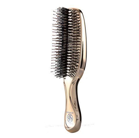 Щетка для волос S-HEART-S Sasso Scalp Brush Premium Long Champagne Gold